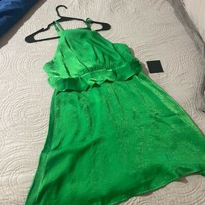 Green large dress